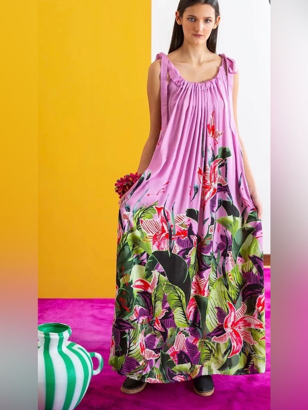SIGAL Open Back Maxi Dress Sz. XS/S